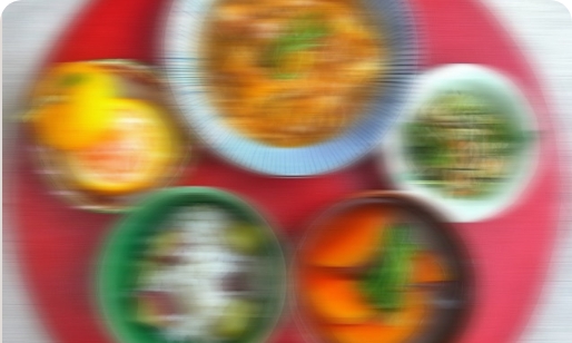 リア食 食卓画像撮影NG例